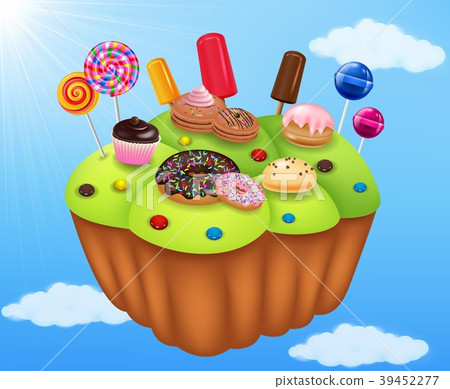 Fantasy sweet candyland Fantasy sweet candyland 39452277