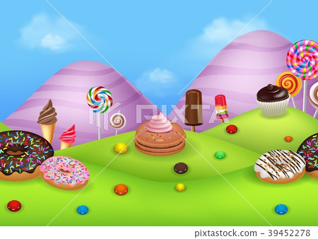 Fantasy sweet candyland  39452278