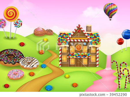Fantasy sweet candyland Fantasy sweet candyland 39452290