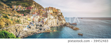 Manarola, Cinque Terre Coast of Italy. 39452483