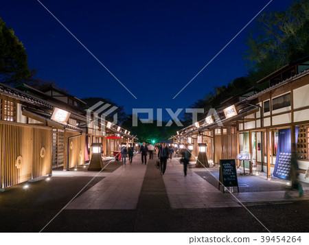 名古屋城堡下部正門區域金沙Yokocho Yoshinao地區喧囂的夜景 39454264