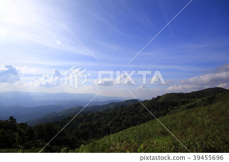 Mountain and sky views 39455696