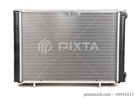 new Car radiator on a white background new Car radiator on a white background 39458117