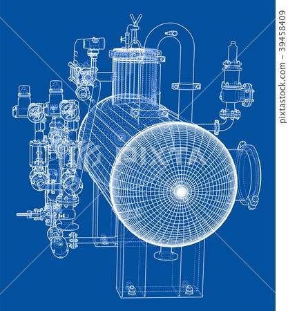 Sketch industrial equipment Sketch industrial equipment 39458409