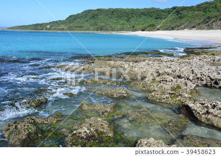 墾丁白砂灣海岸風景 墾丁白砂灣海岸風景 39458623