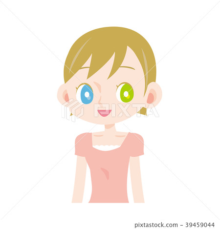 Foreign female upper body of Oddeye Foreign female upper body of Oddeye 39459044