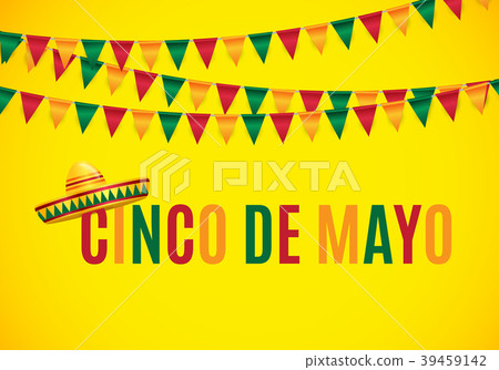 Cinco de Mayo holiday background. Vector Cinco de Mayo holiday background. Vector 39459142