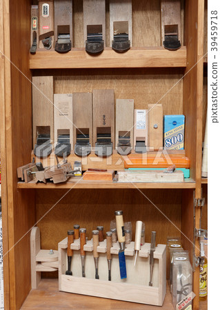 Woodworking tools, small workshop 39459718
