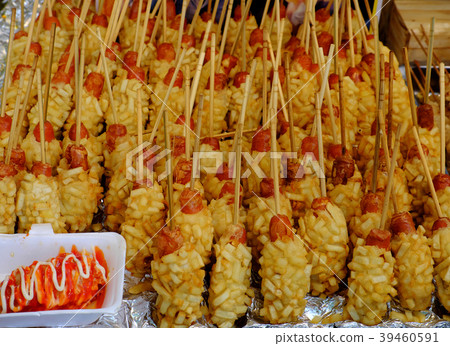Vietnamese street food, crispy squid 39460591