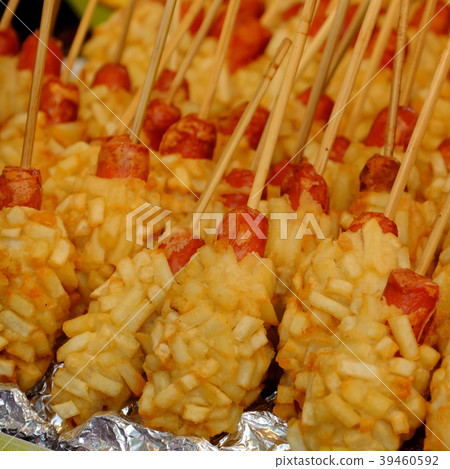 Vietnamese street food, crispy squid 39460592