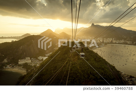 Rio de Janeiro from Sugarloaf mountain, Brazil 39460788