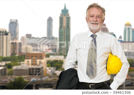Caucasian Businessman Architect or Engineer 39461306