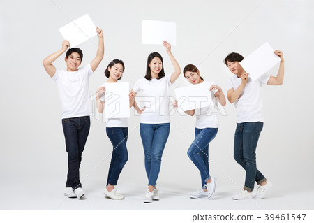 Friends, colleagues, men, women, Koreans Friends, colleagues, men, women, Koreans 39461547