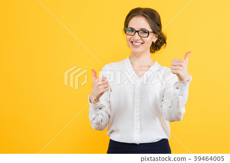 Portrait of confident beautiful young smiling Portrait of confident beautiful young smiling 39464005