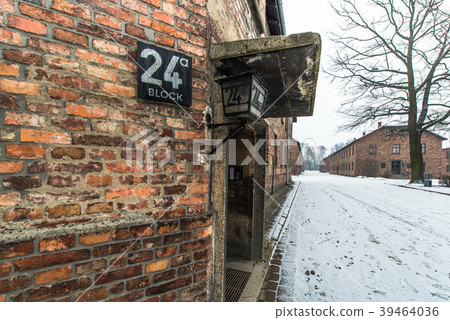 Auschwitz Concentration Gate 24 block 39464036