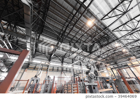 Manufacturing factory, heavy industry machinery 39464069