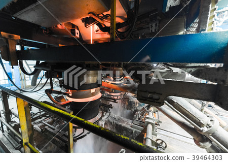 Process of fiberglass production at manufacture 39464303