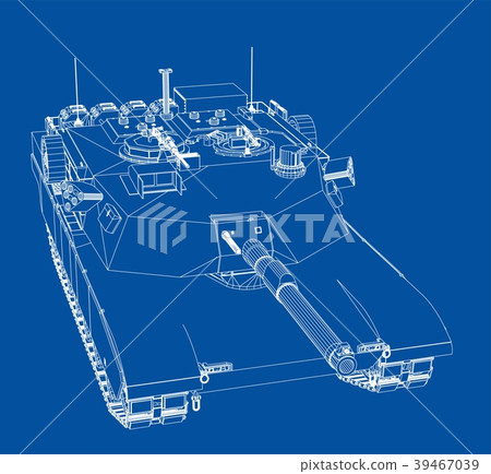 Blueprint of realistic tank Blueprint of realistic tank 39467039