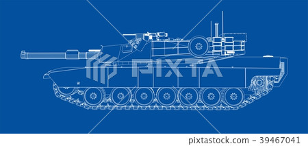 Blueprint of realistic tank Blueprint of realistic tank 39467041