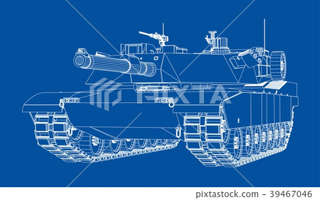 Blueprint of realistic tank Blueprint of realistic tank 39467046