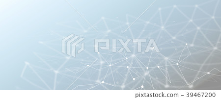 Abstract technology geometric polygonal lines Abstract technology geometric polygonal lines 39467200