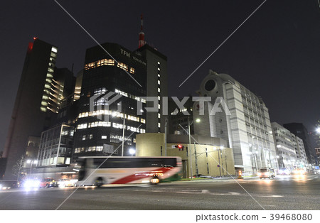 日本東京都市風景半藏門(夜景) 日本東京都市風景半藏門(夜景) 39468080