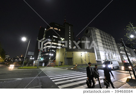 日本東京都市風景半藏門（夜景） 39468084
