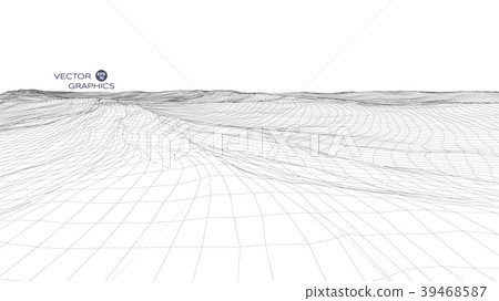 3d vector landscape 3d vector landscape 39468587