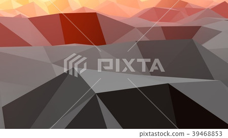 Lowpoly Backdrop with Mountainous Surface Lowpoly Backdrop with Mountainous Surface 39468853