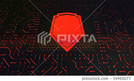 Wallet Sign Board With Medieval Shield 39468877