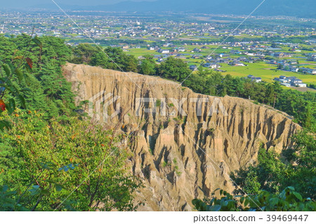 Awa's pillars (Wave Mount) and Tokushima Plain 39469447