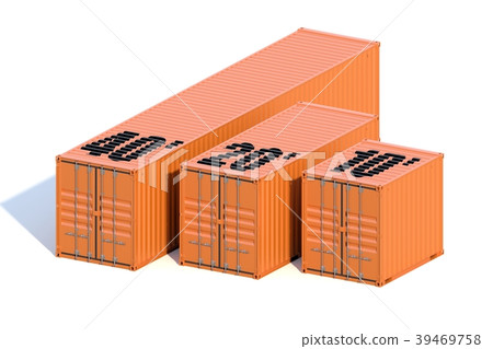 Brown ship cargo containers 10 20 and 40 feet Brown ship cargo containers 10 20 and 40 feet 39469758
