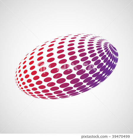 Vector abstract rugby ball 39470499