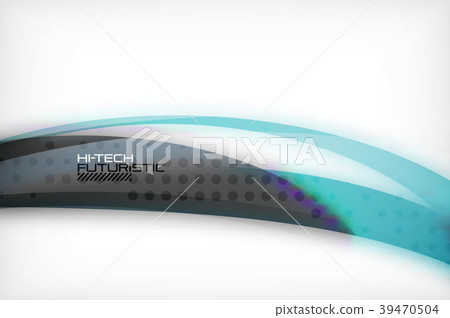 Glossy wave vector background 39470504