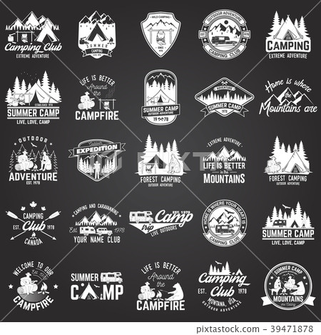 Summer camp. Vector illustration. Concept for Summer camp. Vector illustration. Concept for 39471878