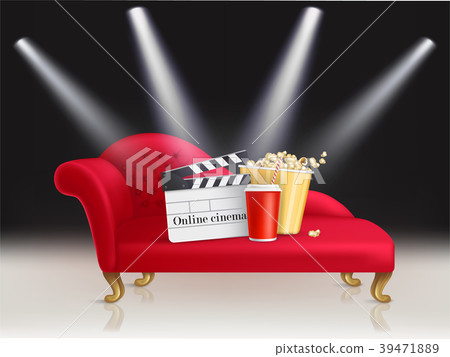 Online cinema vector concept illustration Online cinema vector concept illustration 39471889
