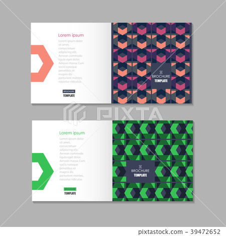 Seamless hexagon vector pattern 39472652