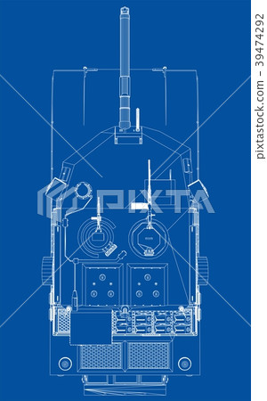 Blueprint of realistic tank Blueprint of realistic tank 39474292