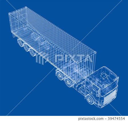 Logistic by Container truck Logistic by Container truck 39474554