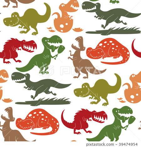 Dinosaurs vector dino animal tyrannosaurus t-rex 39474954