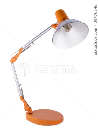 Table lamp for desktop on a white background Table lamp for desktop on a white background 39476546