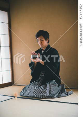 japanese tea ceremony, male, man 39477192