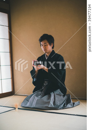 japanese tea ceremony, male, man 39477194