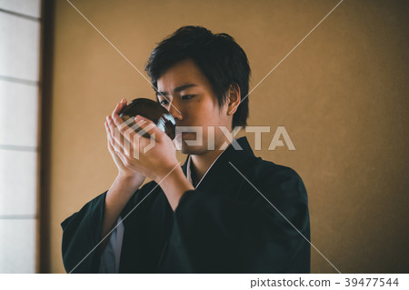 japanese tea ceremony, male, man 39477544