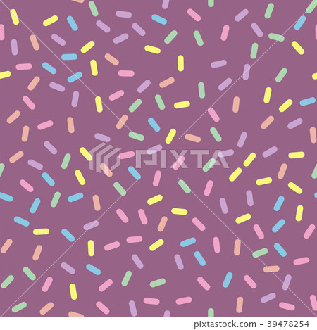 Seamless pattern of purple donut glaze. 39478254