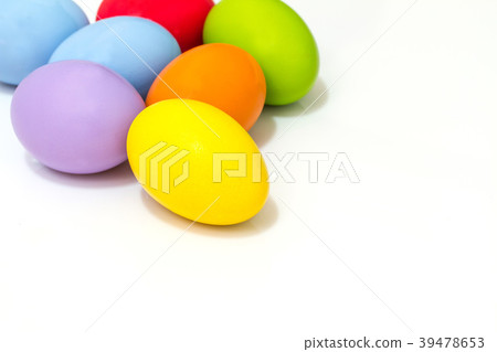 Multi color Easter egg Multi color Easter egg 39478653