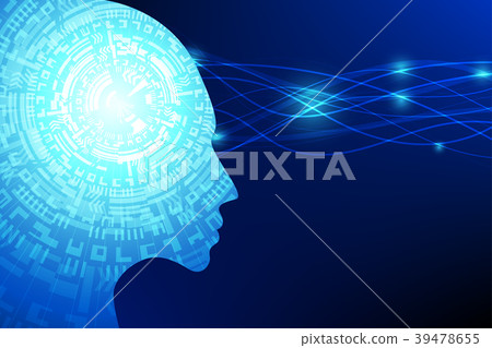 Ai Artificial Intelligence Future Technology Blue  39478655