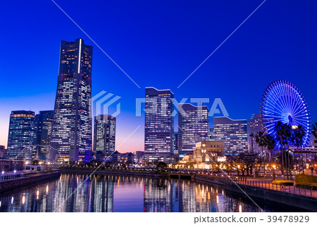 美麗的Minato Mirai夜景 39478929