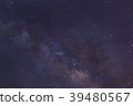 Starry night sky and milky way galaxy with stars  39480567