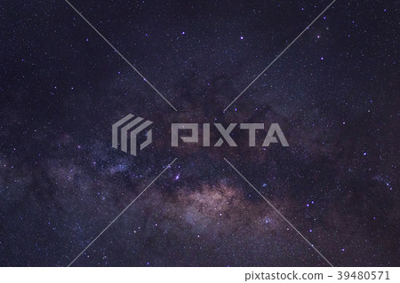 Starry night sky and milky way galaxy with stars  39480571